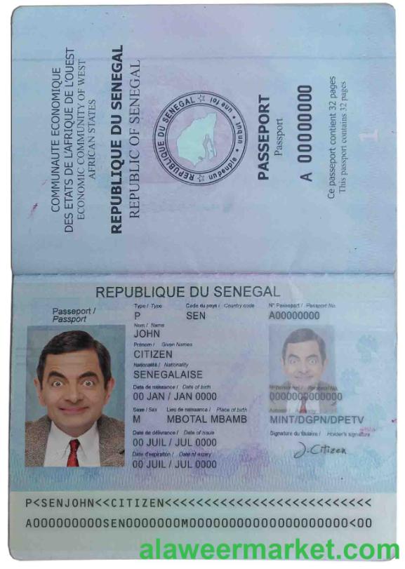 Senegal passport